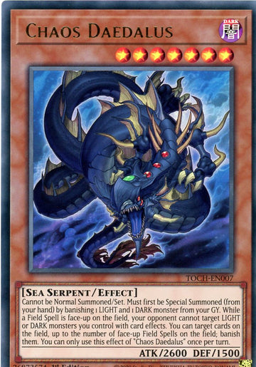 TOCH-EN007 - Chaos Daedalus - Ultra Rare - Toon Chaos - 1st Edition