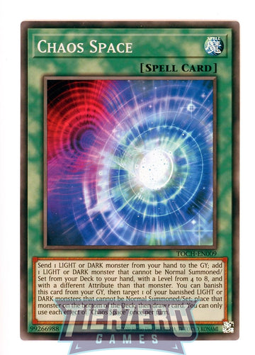 TOCH-EN009 - Chaos Space (CR) - Collector's Rare - Toon Chaos - 1st Edition