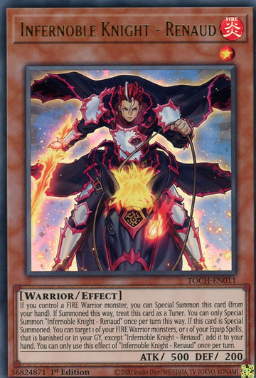 TOCH-EN011 - Infernoble Knight - Renaud - Ultra Rare - Toon Chaos - 1st Edition