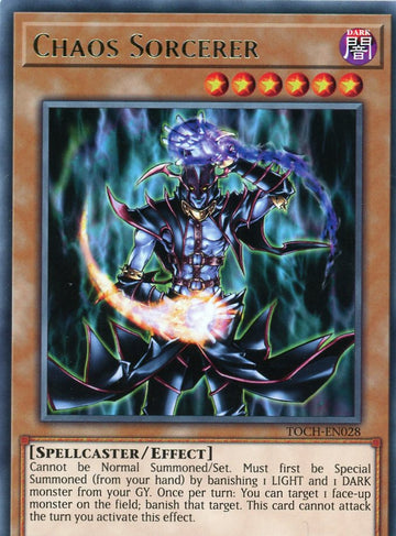 TOCH-EN028 - Chaos Sorcerer - Rare - Toon Chaos - 1st Edition