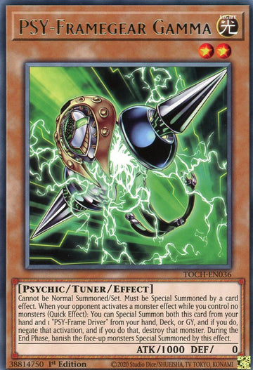 TOCH-EN036 - PSY-Framegear Gamma - Rare - Toon Chaos - 1st Edition