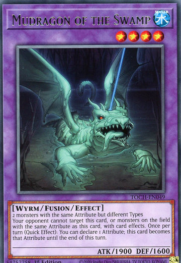 TOCH-EN049 - Mudragon of the Swamp - Rare - Toon Chaos - 1st Edition
