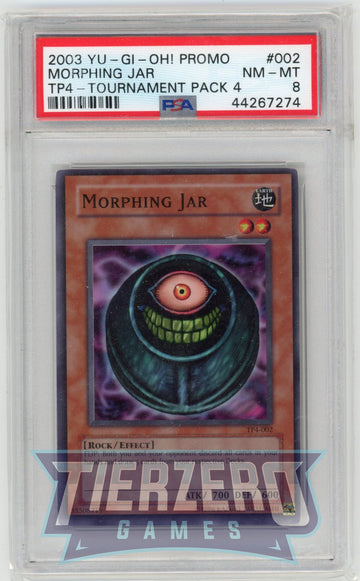 TP4-002 - Morphing Jar - Super Rare - Tournament Pack 4 - PSA 8