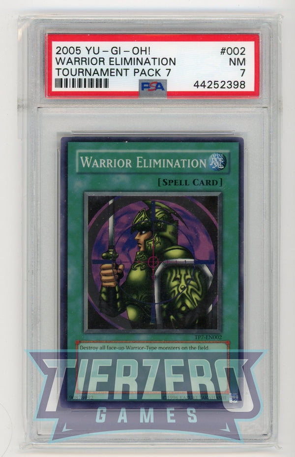 TP7-EN002 - Warrior Elimination - Super Rare - PSA 7