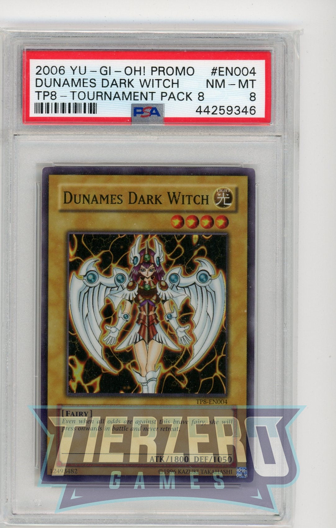 TP8-EN004 - Dunames Dark Witch - Super Rare - PSA 8