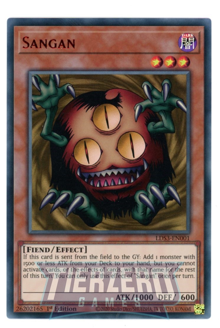 LDS3-EN001 - Sangan - Red Ultra Rare - Effect Monster - Legendary Duelists Season 3