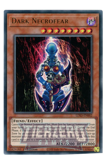 LDS3-EN002 - Dark Necrofear - Ultra Rare - Legendary Duelists: Season 3