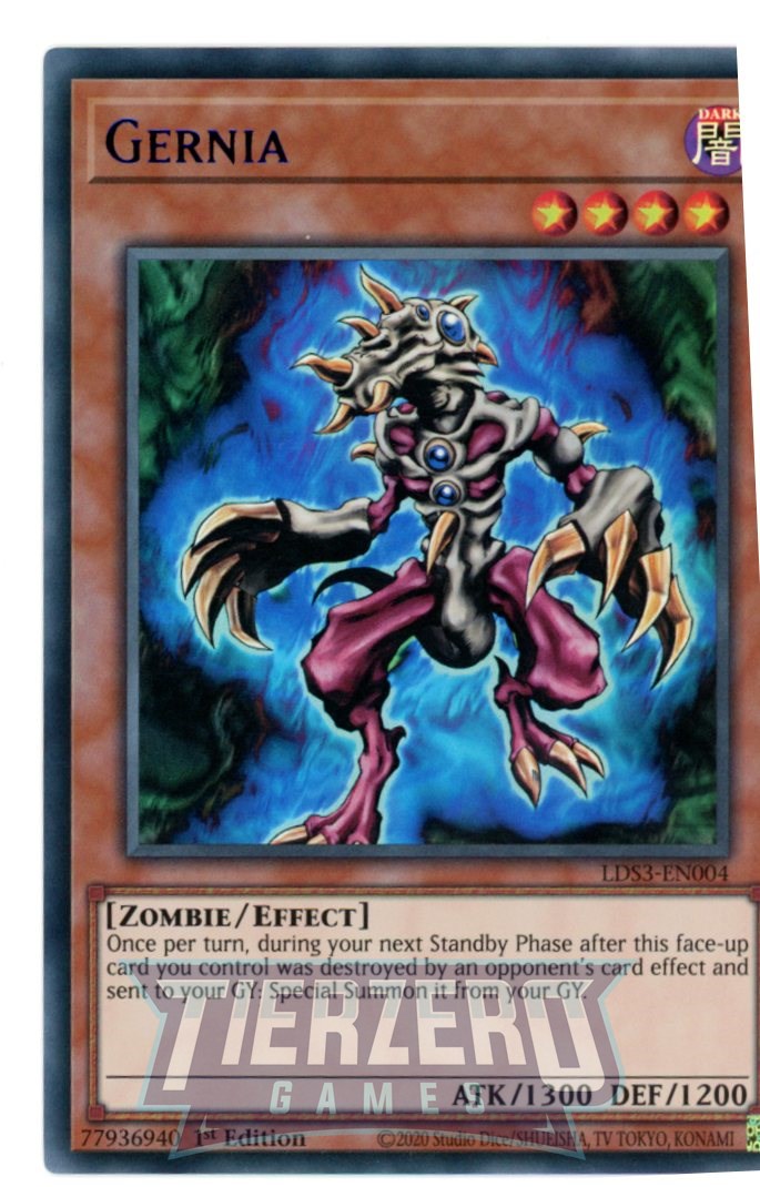 LDS3-EN004 - Gernia - Blue Ultra Rare - Effect Monster - Legendary Duelists Season 3