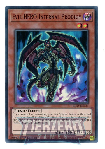 LDS3-EN024 - Evil HERO Infernal Prodigy (Red) - Ultra Rare - Legendary Duelists: Season 3