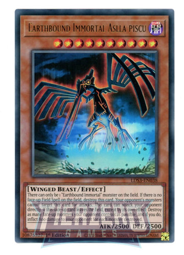 LDS3-EN038 - Earthbound Immortal Aslla piscu - Ultra Rare - Legendary Duelists: Season 3