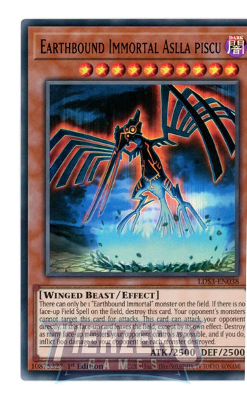 LDS3-EN038 - Earthbound Immortal Aslla piscu (Blue) - Ultra Rare - Legendary Duelists: Season 3