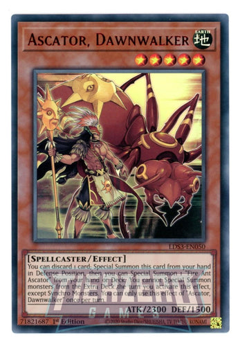 LDS3-EN050 - Ascator, Dawnwalker (Red) - Ultra Rare - Legendary Duelists: Season 3