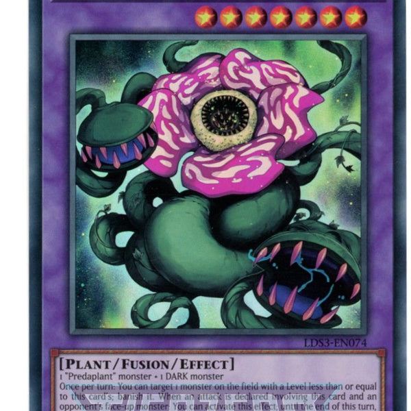 LDS3-EN074 - Predaplant Chimerafflesia - Blue Ultra Rare - Effect Fusi