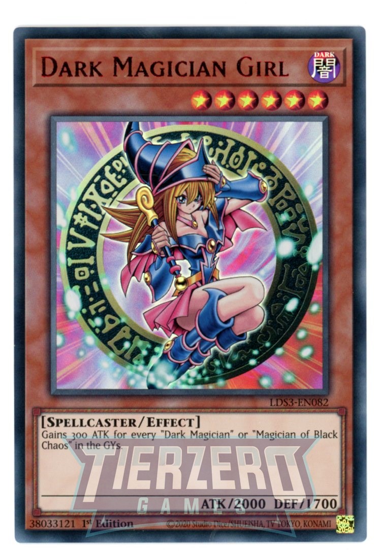 LDS3-EN082 - Dark Magician Girl - Red Ultra Rare - Effect Monster - Legendary Duelists Season 3