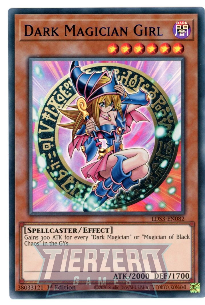 LDS3-EN082 - Dark Magician Girl - Blue Ultra Rare - Effect Monster - Legendary Duelists Season 3