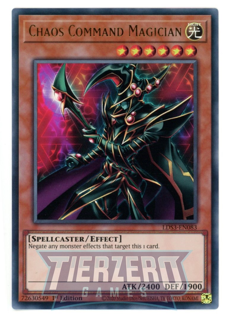 LDS3-EN083 - Chaos Command Magician - Ultra Rare - Effect Monster - Legendary Duelists Season 3