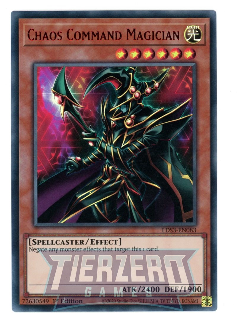 LDS3-EN083 - Chaos Command Magician - Red Ultra Rare - Effect Monster - Legendary Duelists Season 3