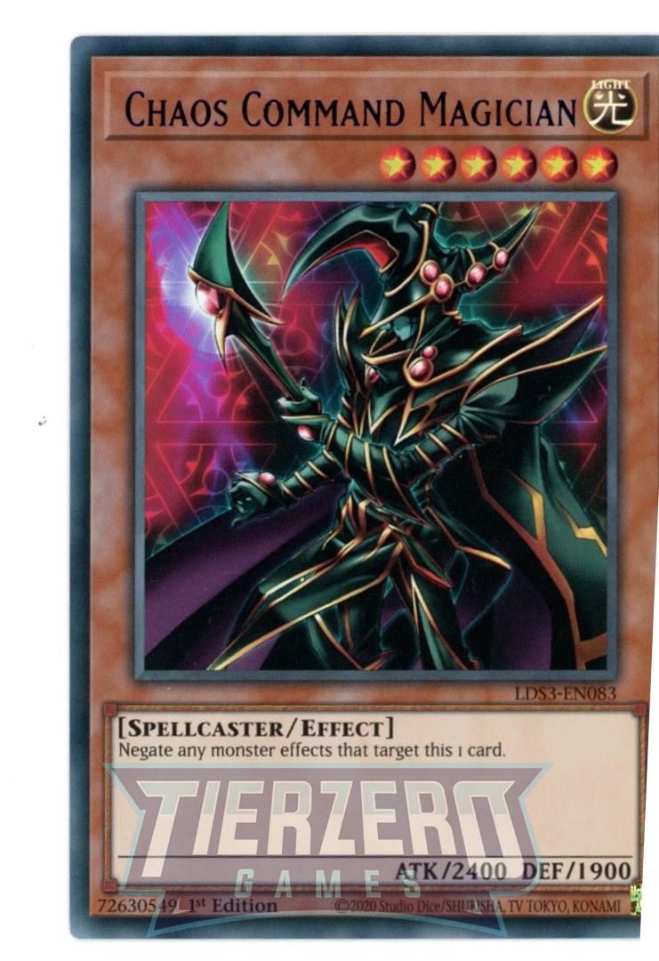 LDS3-EN083 - Chaos Command Magician - Blue Ultra Rare - Effect Monster - Legendary Duelists Season 3