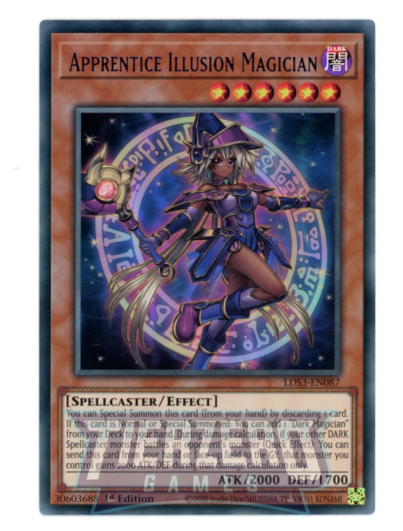 LDS3-EN087 - Apprentice Illusion Magician - Blue Ultra Rare - Effect Monster - Legendary Duelists Season 3