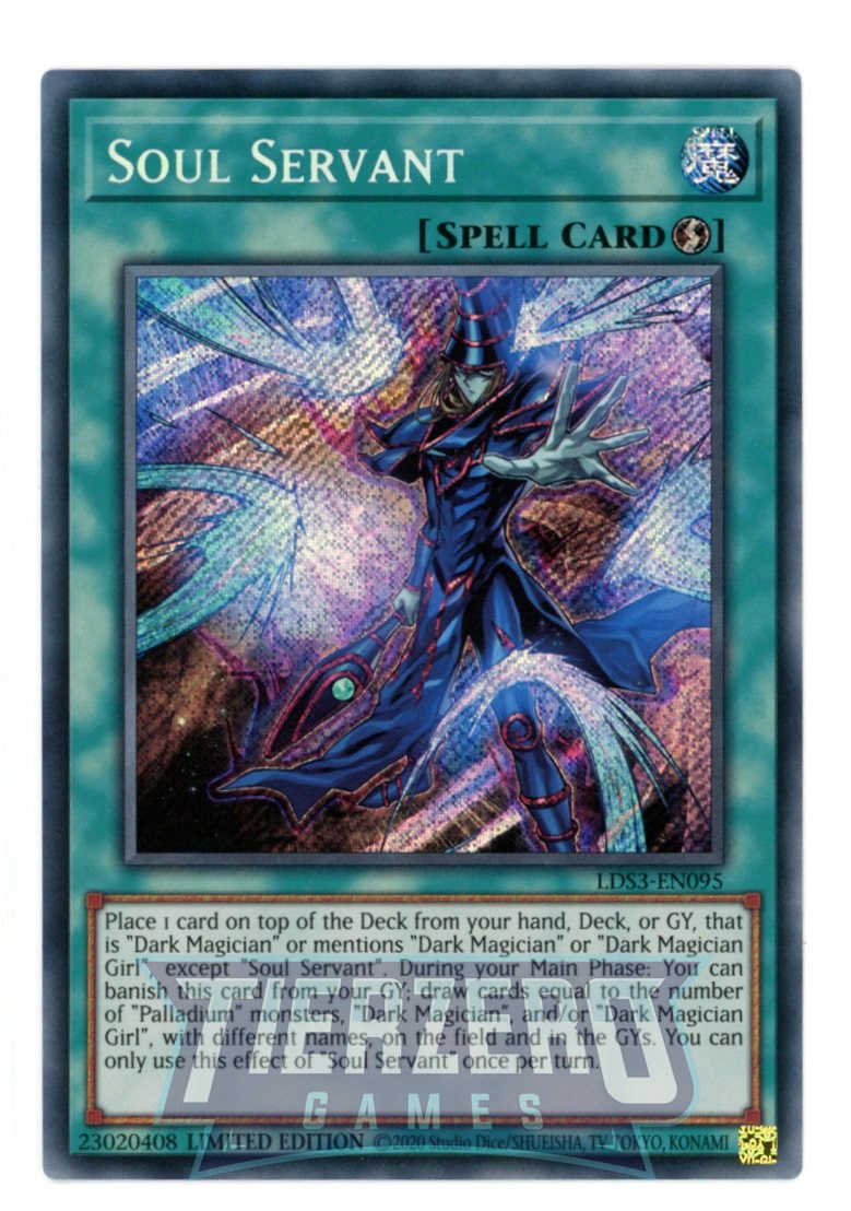 LDS3-EN095 - Soul Servant - Secret Rare - Quick-Play Spell - Legendary Duelists Season 3