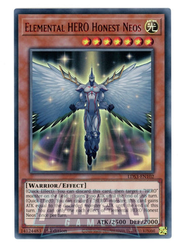LDS3-EN102 - Elemental HERO Honest Neos (Red) - Ultra Rare - Legendary Duelists: Season 3