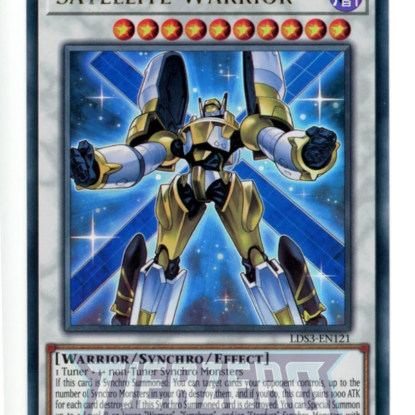 satellite yugioh card LDS3-EN121 - Satellite Warrior - Ultra Rare
