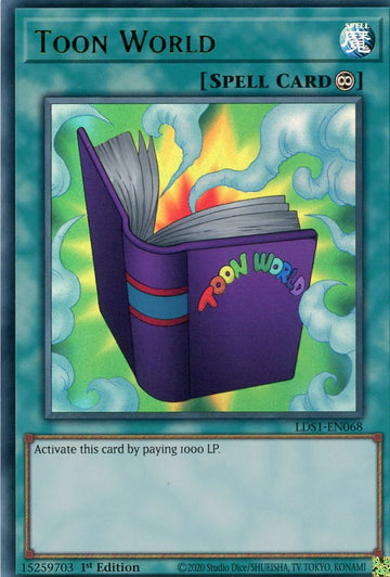 LDS1-EN068 - Toon World (Green) - Ultra Rare - Legendary Duelists: Season 1