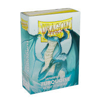 Dragon Shield 60 Turquoise Matte Small Sleeves