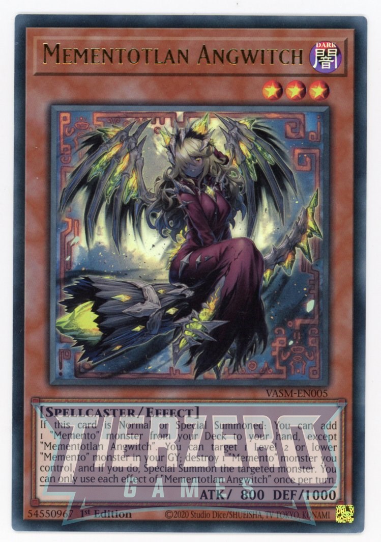 VASM-EN005 - Mementotlan Angwitch - Ultra Rare - Effect Monster - Valiant Smashers