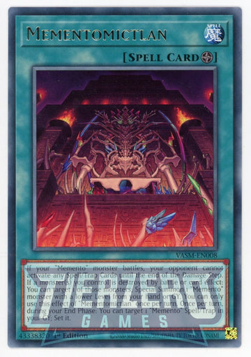 VASM-EN008 - Mementomictlan - Rare - Valiant Smashers