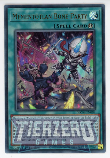 VASM-EN009 - Mementotlan Bone Party - Ultra Rare - Valiant Smashers