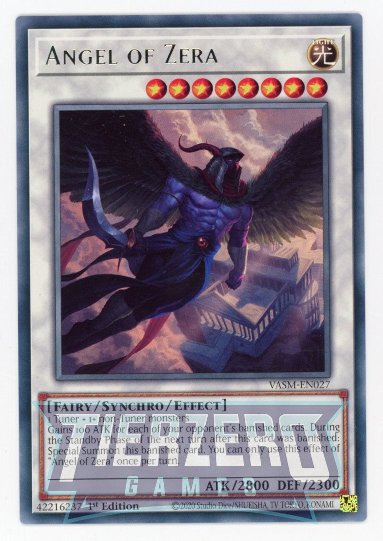 VASM-EN027 - Angel of Zera - Rare - Effect Synchro Monster - Valiant Smashers