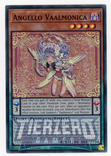 VASM-EN031 - Angello Vaalmonica - Super Rare - Valiant Smashers