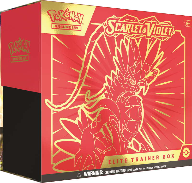 Pokemon Scarlet & Violet Elite Trainer Box Koraidon Red