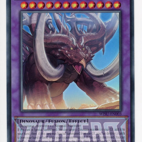 WISU-EN003 - Transcendosaurus Gigantozowler - Super Rare - Effect Fusi WISU-EN003 - Transcendosaurus Gigantozowler - Super Rare - Effect Fusi