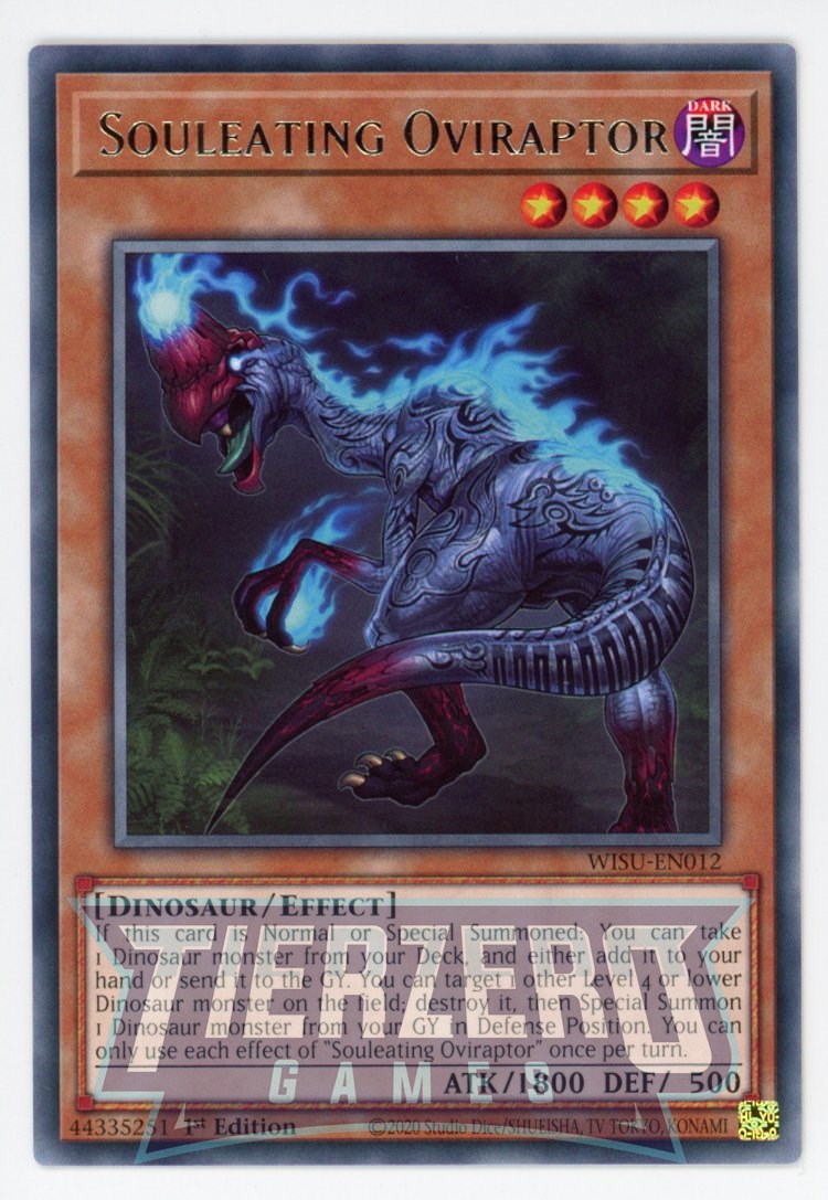 WISU-EN012 - Souleating Oviraptor - Rare - Effect Monster - Wild Survivors