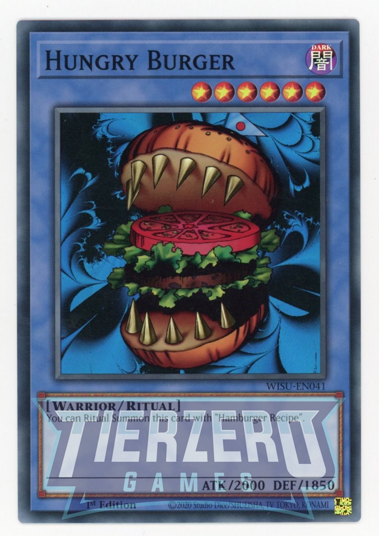 WISU-EN041 - Hungry Burger - Super Rare - Ritual Monster - Wild Survivors