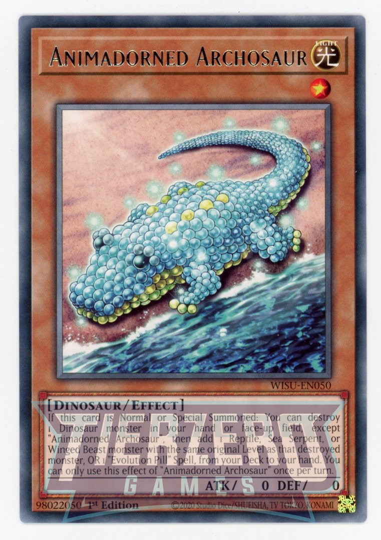 WISU-EN050 - Animadorned Archosaur - Rare - Effect Monster - Wild Survivors