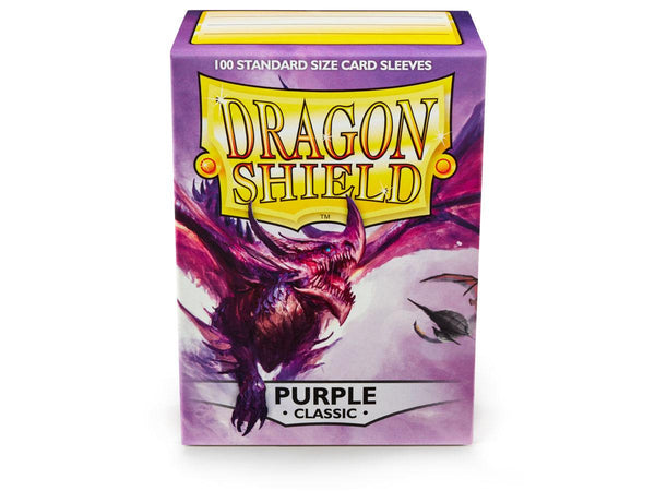 Dragon Shield 100 Purple Standard Sleeves + Deck Box