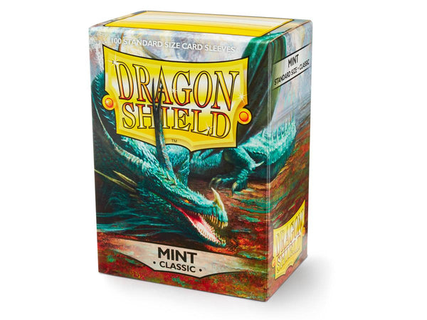 Dragon Shield 100 Mint Standard Sleeves + Deck Box