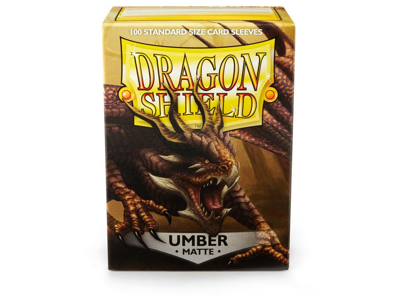 Dragon Shield 100 Umber Matte Standard Sleeves + Deck Box