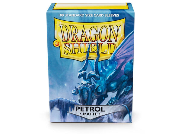 Dragon Shield 100 Petrol Matte Standard Sleeves + Deck Box