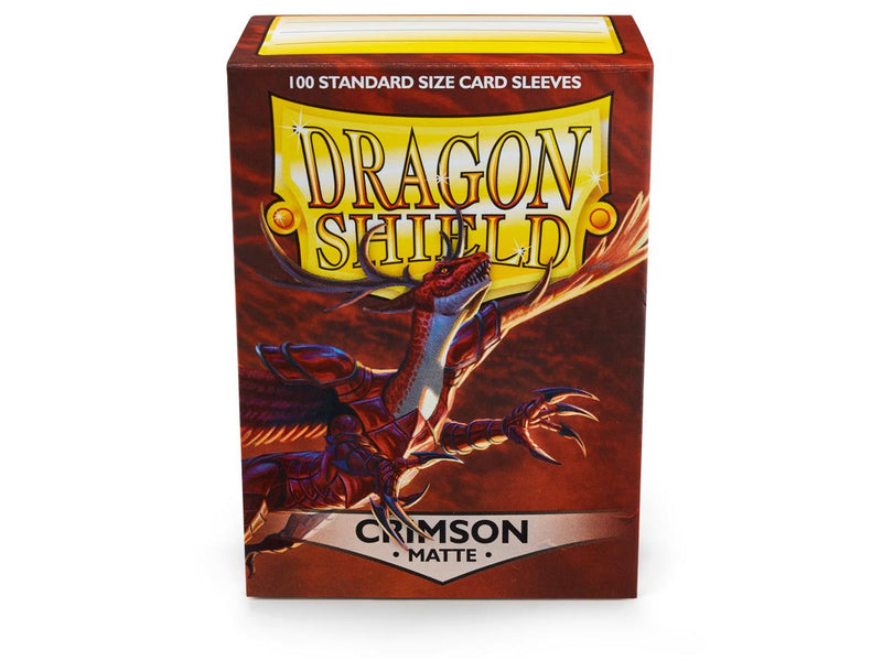 Dragon Shield 100 Crimson Matte Standard Sleeves