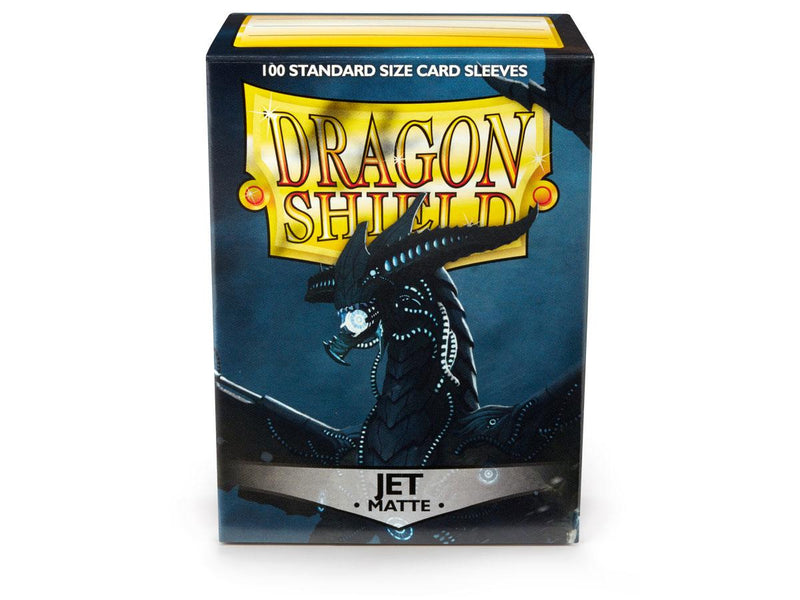 Dragon Shield 100 Jet Matte Standard Sleeves + Deck Box