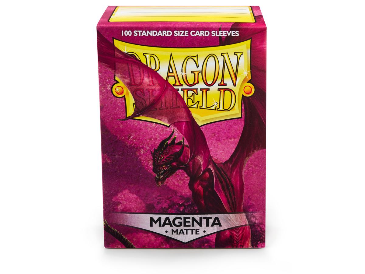 Dragon Shield 100 Magenta Matte Standard Sleeves