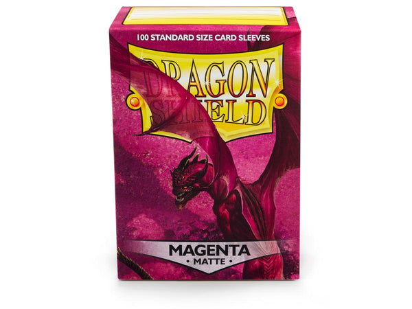 Dragon Shield 100 Magenta Matte Standard Sleeves