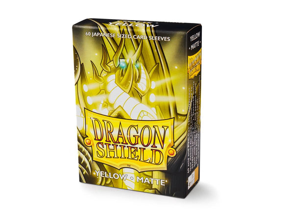 Dragon Shield 60 Yellow Matte Small Sleeves