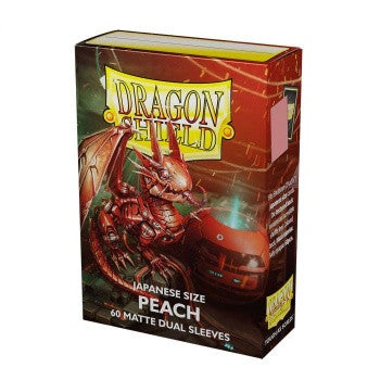 Dragon Shield 60 Peach Dual Matte Small Sleeves