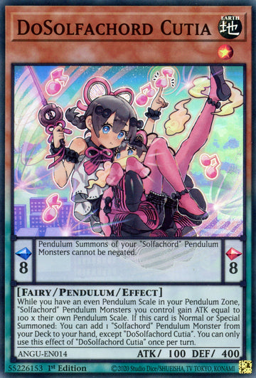 ANGU-EN014 - DoSolfachord Cutia - Super Rare - Ancient Guardians