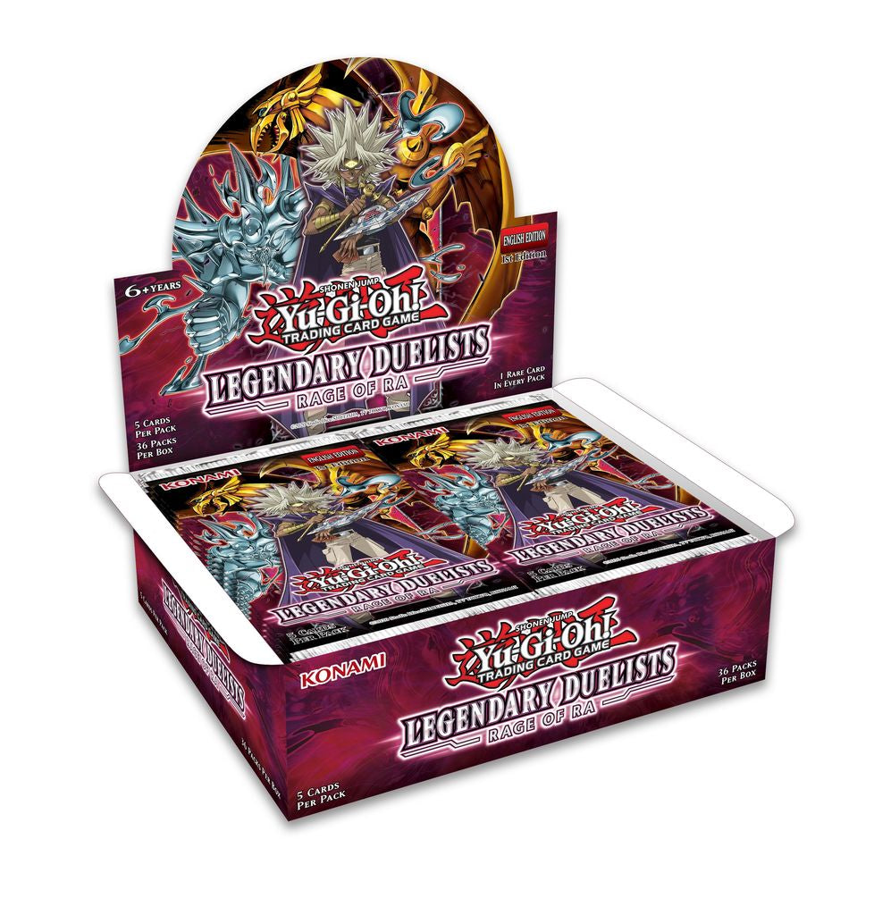 Yugioh Legendary Duelists 7 Rage of Ra Booster Box x12 Sealed Case 1st Edition EU